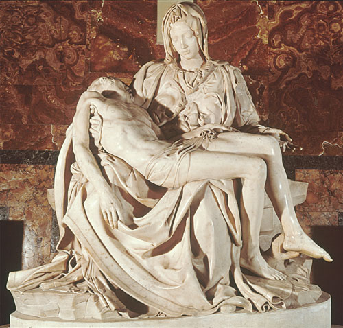 [哀悼基督]               米开朗基罗—1501年