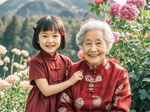 奶奶和孙女